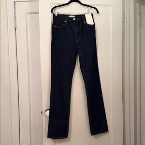 Ulla Johnson Dark Indigo Straight Leg Jeans